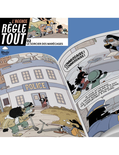Agence règle tout, le sorcier des marécages - Tome 2 - BDouin - Muslim Show Al Fil Maktaba
