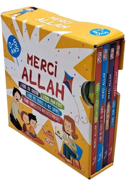 Merci Allah : Pack Collection – Quatre livres d’éveil spirituel pour enfants (0-5 ans) Al Fil Maktaba