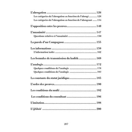 Les fondements de la jurisprudence - Al Waraqat - Al Hadith Al Fil Maktaba