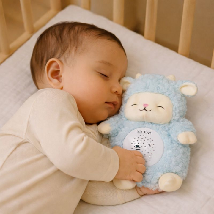 Doudou Kabchi Coranique Veilleuse bébé - Détecteur de Pleurs - Bleu Al Fil Maktaba
