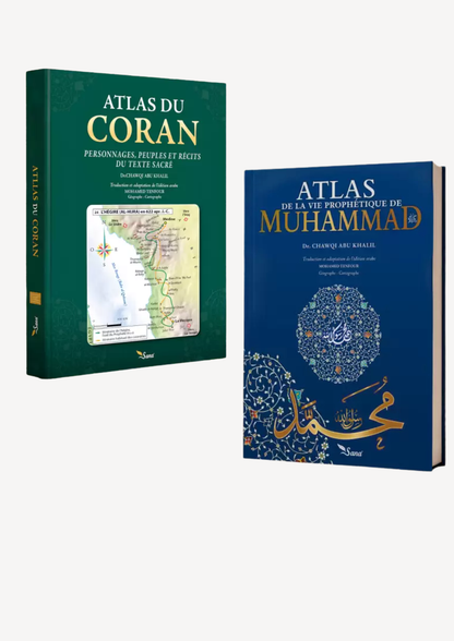 Duo Atlas du Coran / Atlas  de la vie prophétique de Muhammad saws - Sana