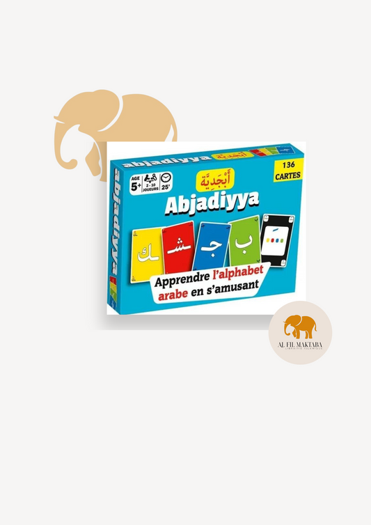 Jeu de cartes « Abjadiyya » - Apprendre l'alphabet arabe en s'amusant - Osratouna AL FIL MAKTABA