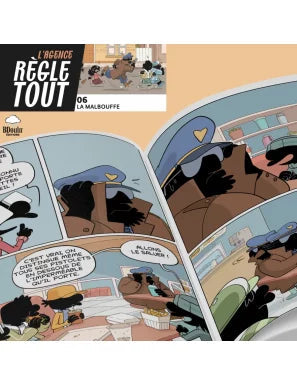 Agence règle tout, la malbouffe - Tome 6 - BDouin - Muslim Show Al Fil Maktaba