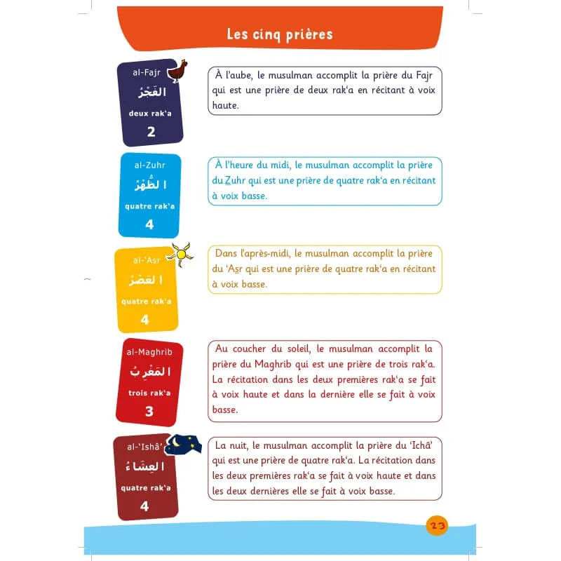 Arc-en-ciel - Manuel d'enseignement des bases de l'islam - Volume 1 - al-Hadith