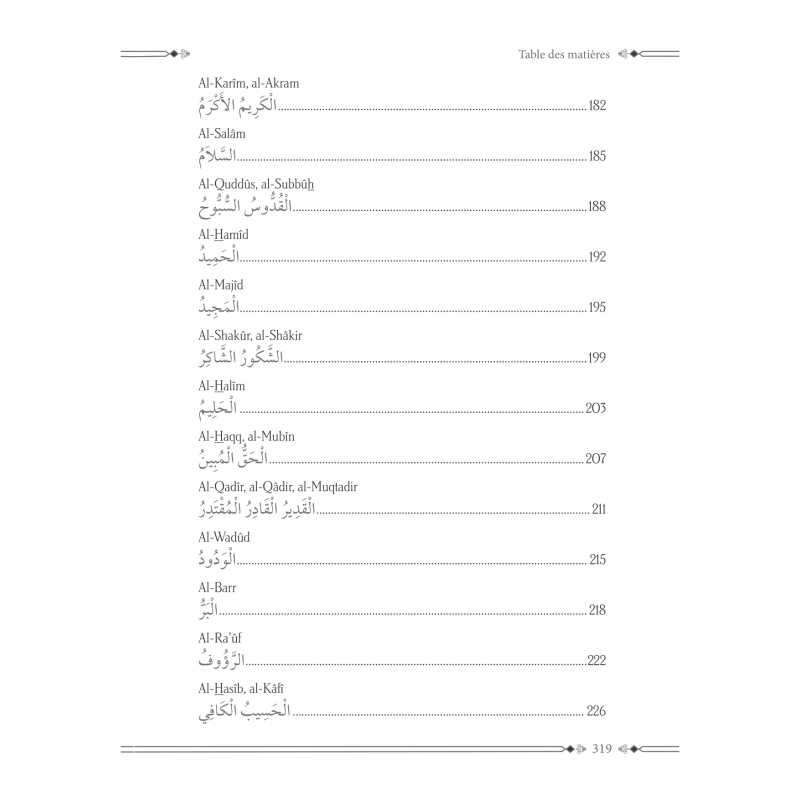 Comprendre les Noms d'Allah - 'Abd Al-Razzâq Al-Badr - al-Hadith