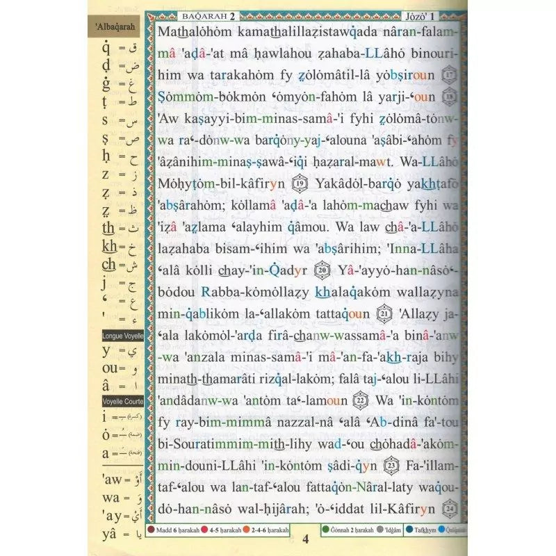 Coran tawid (Arabe) - Index des mots du Coran - FORMAT 14X20 - Couverture En Fonction Des Disponibilités