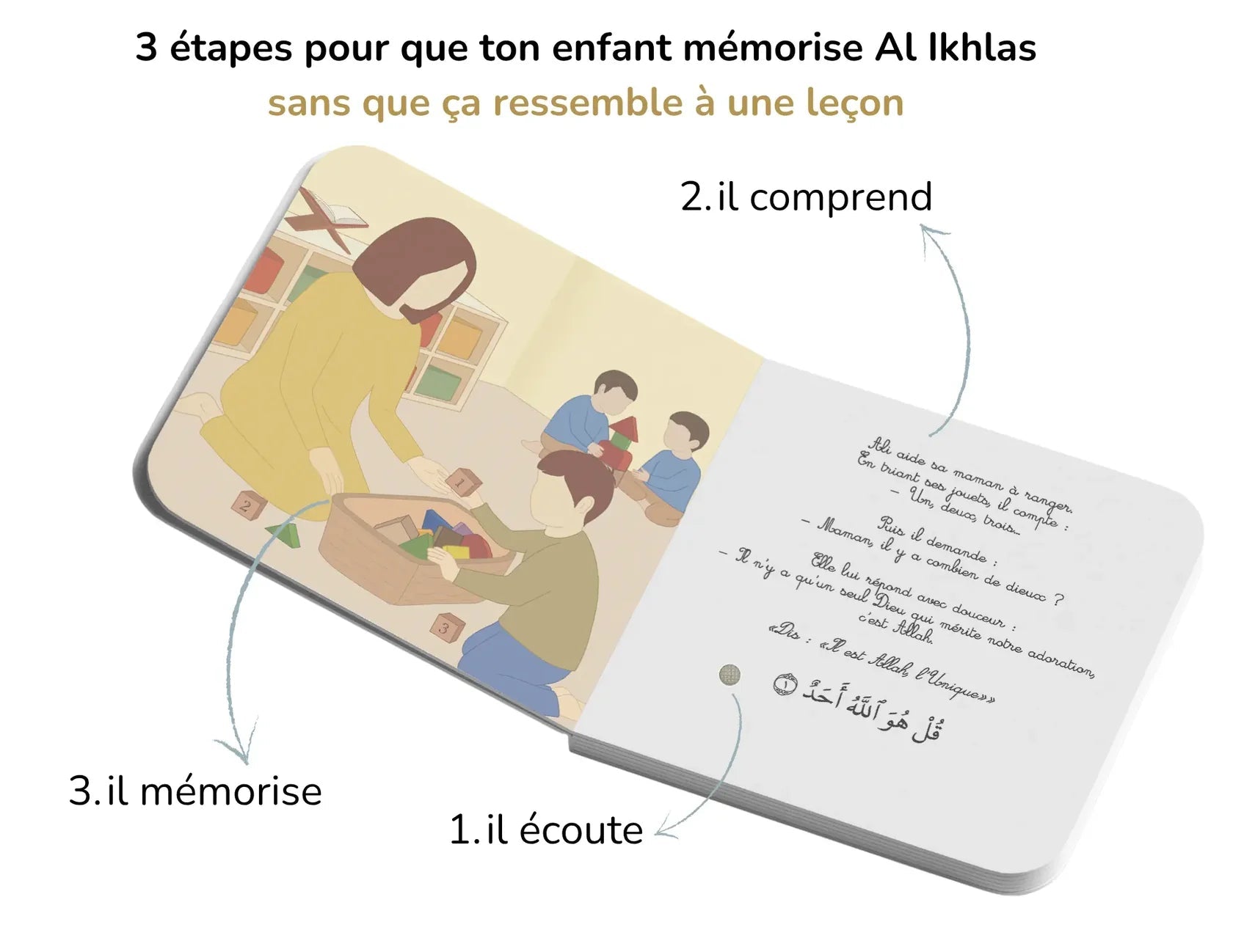 J'apprends sourate Al-Ikhlas avec Ali - Bébé Ali Al Fil Maktaba