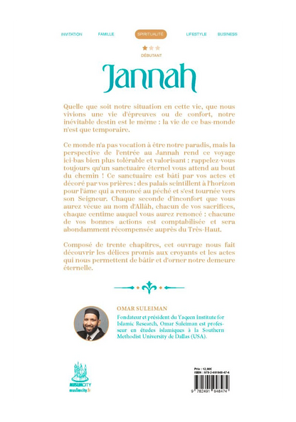 Jannah : 30 aperçus des délices du Paradis - Omar Suleiman - MuslimCity