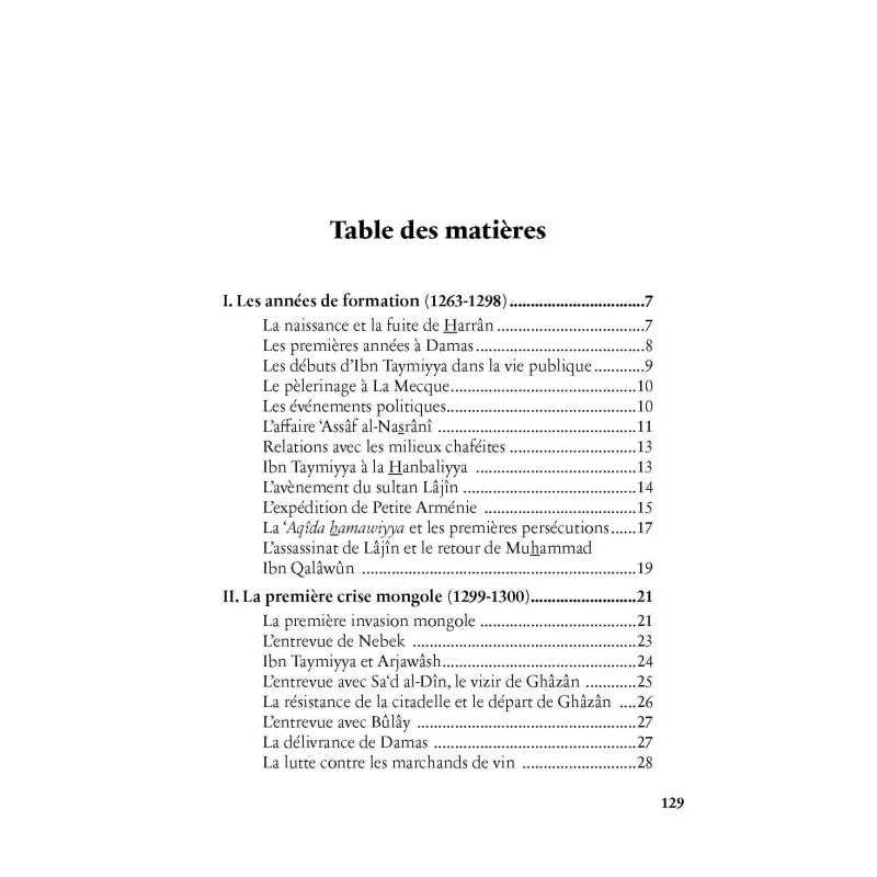 La biographie d'Ibn Taymiyya d'après Ibn Kathir - Henri Laoust - Héritage