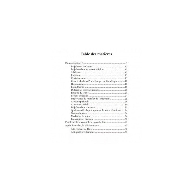 Le jeûne en islam - Muhammad Hamidullah - al Bayyinah