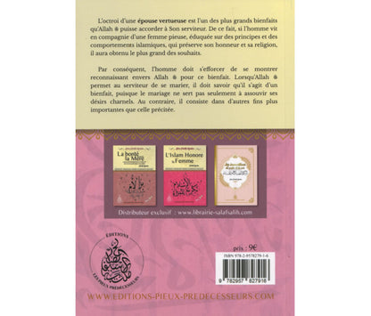 Le Mariage: Bienfaits et Bienséances - Bilingue : français / arabe - Cheikh Raslan - Editions Pieux Prédécesseurs