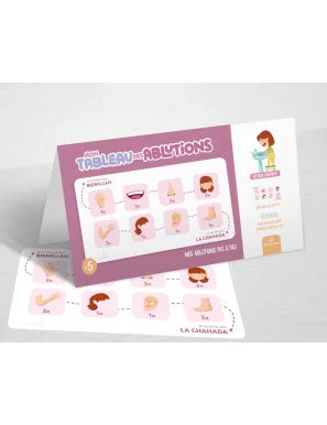 Mon tableau des ablutions Rose – Mes ablutions pas à pas - DeeniLearn