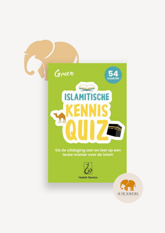 Quiz Connaissance Sur L'Islam - 54 Cartes - Hadieth Benelux (Vert)