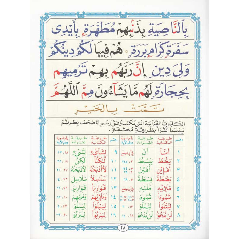 Al Qaida An Nouraniya - Petit format